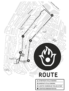 stille omgang route