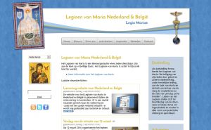 Website voor het Legioen van Maria
