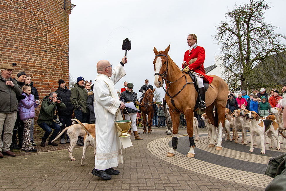 Slipjacht gezegend op weg