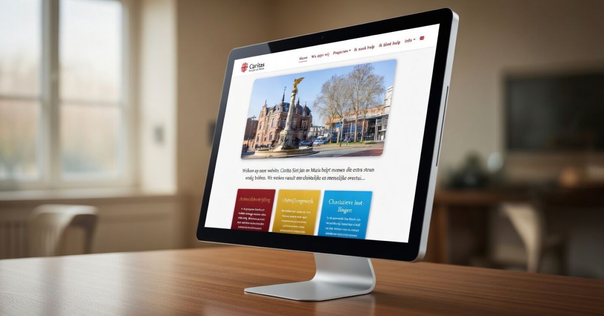 Website voor Caritas Sint-Jan en Maria